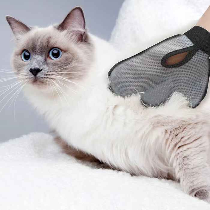 Cat Hair Removal Glove Pet Supplies Bath Massage Jerking Gloves Cat Dog Massage Bathing Cleaning Grooming Supplies Silicone Hair Sticking Removal Brush