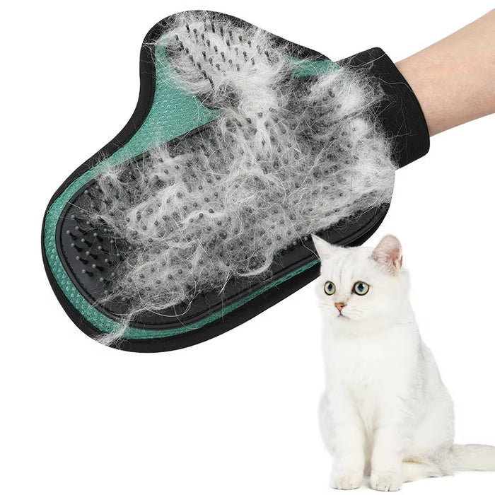 Cat Hair Removal Glove Pet Supplies Bath Massage Jerking Gloves Cat Dog Massage Bathing Cleaning Grooming Supplies Silicone Hair Sticking Removal Brush